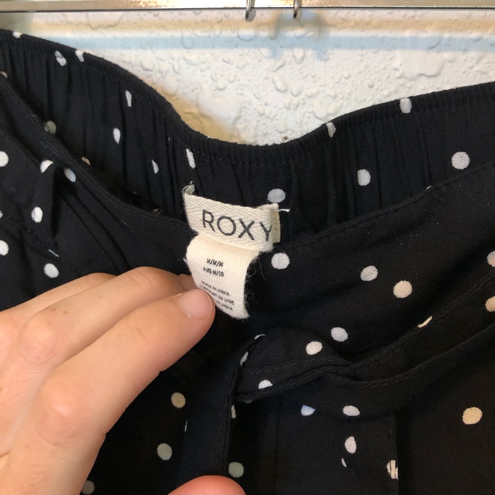 Roxy polkadot flowy pants